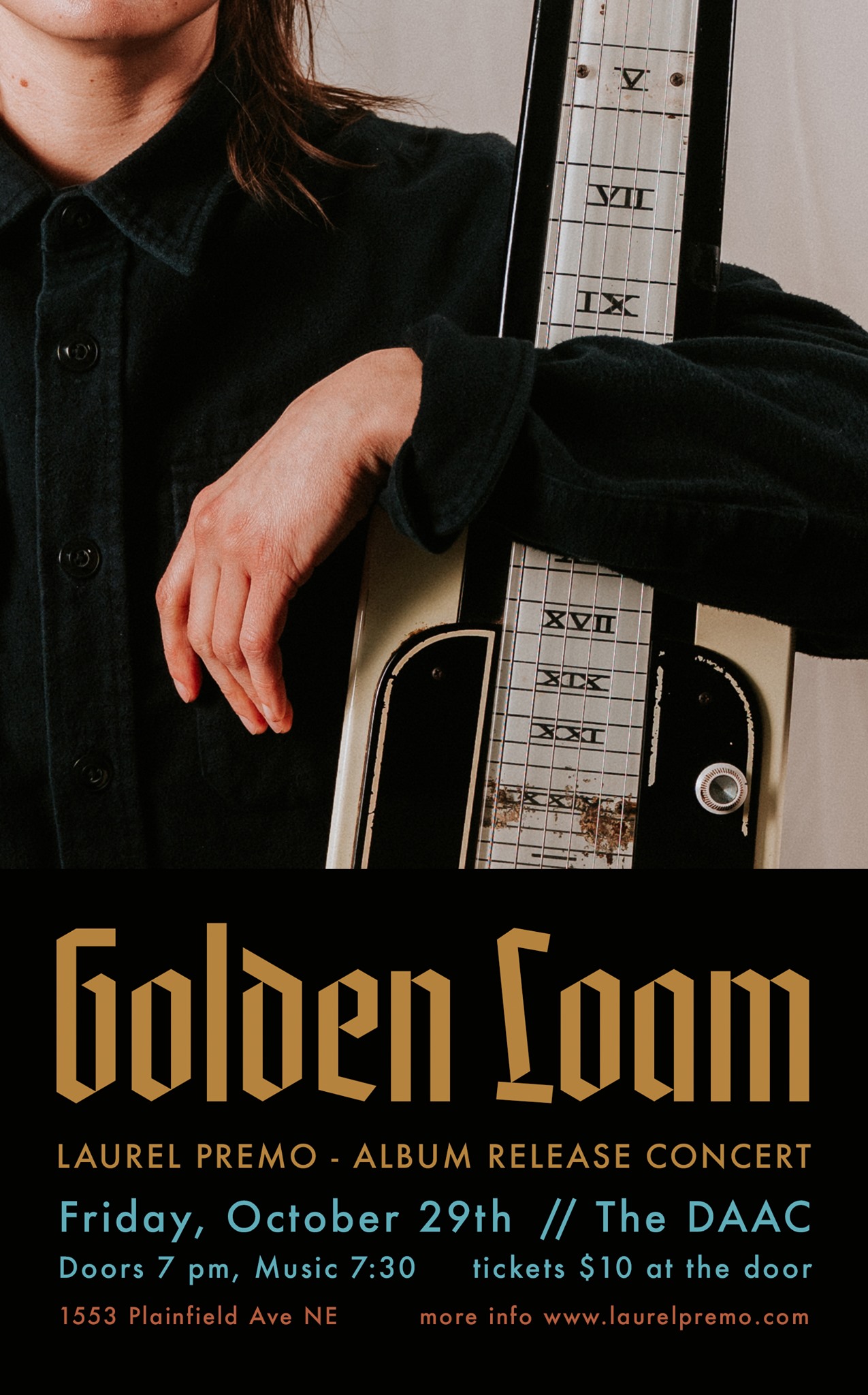 Golden Loom - the artist with a slide guitar