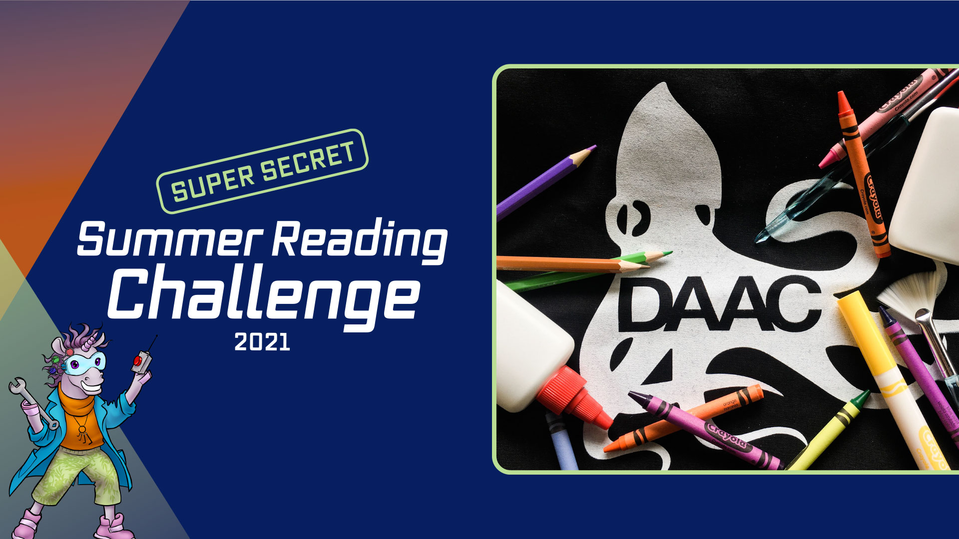 Super Secret Summer Reading Challenge 2021 - DAAC
