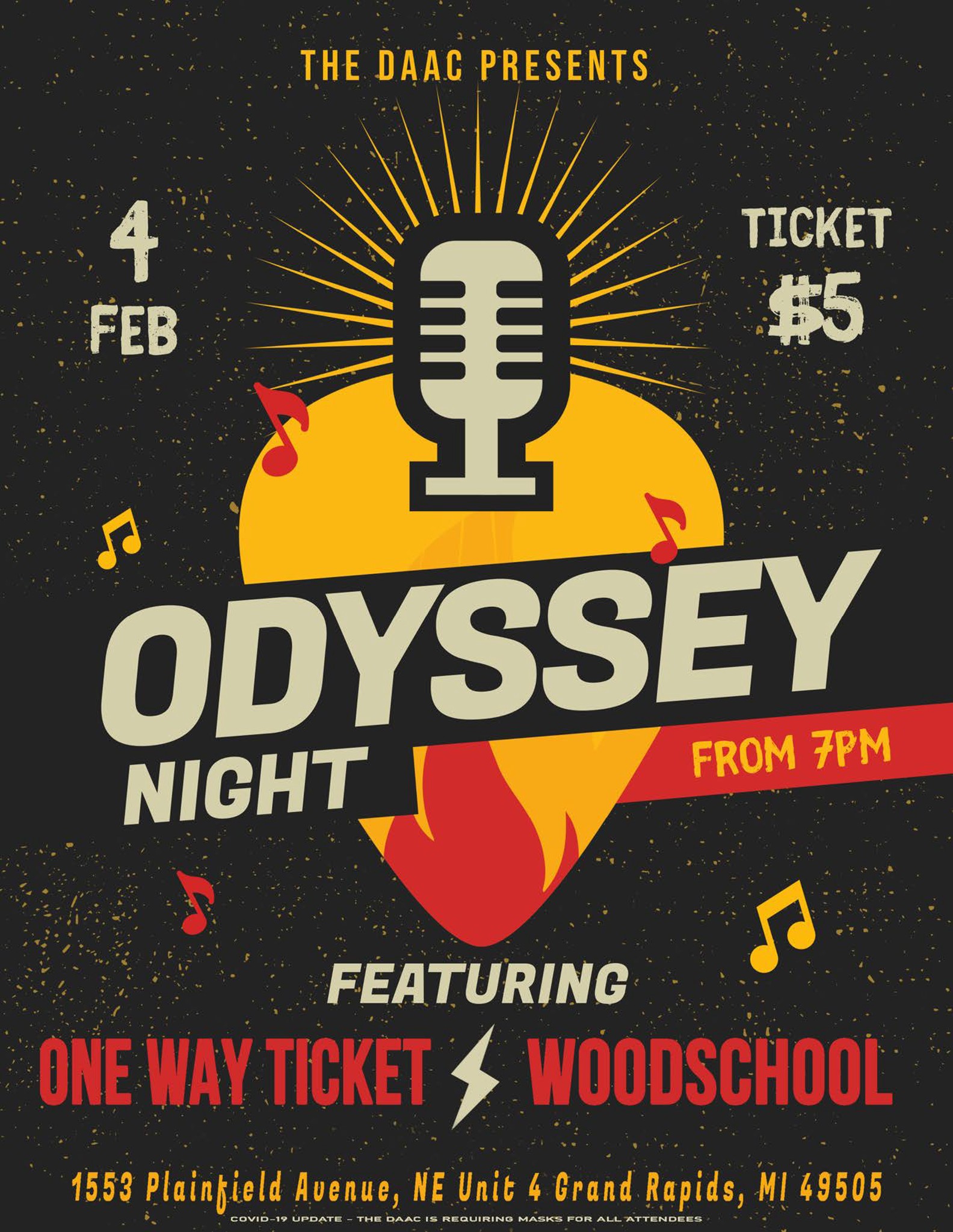 Vintage microphone - Odyssey Night