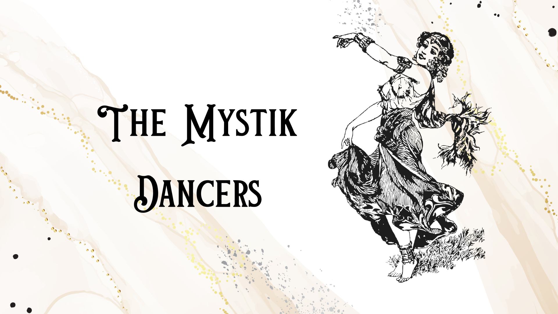 the mystik dancers belly dance logo