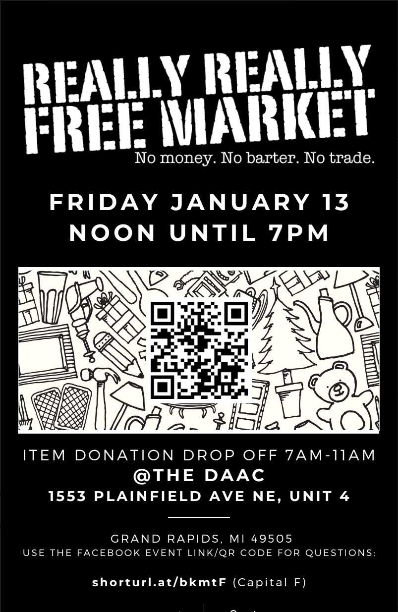 Really Really Free Market Friday January 13 2023