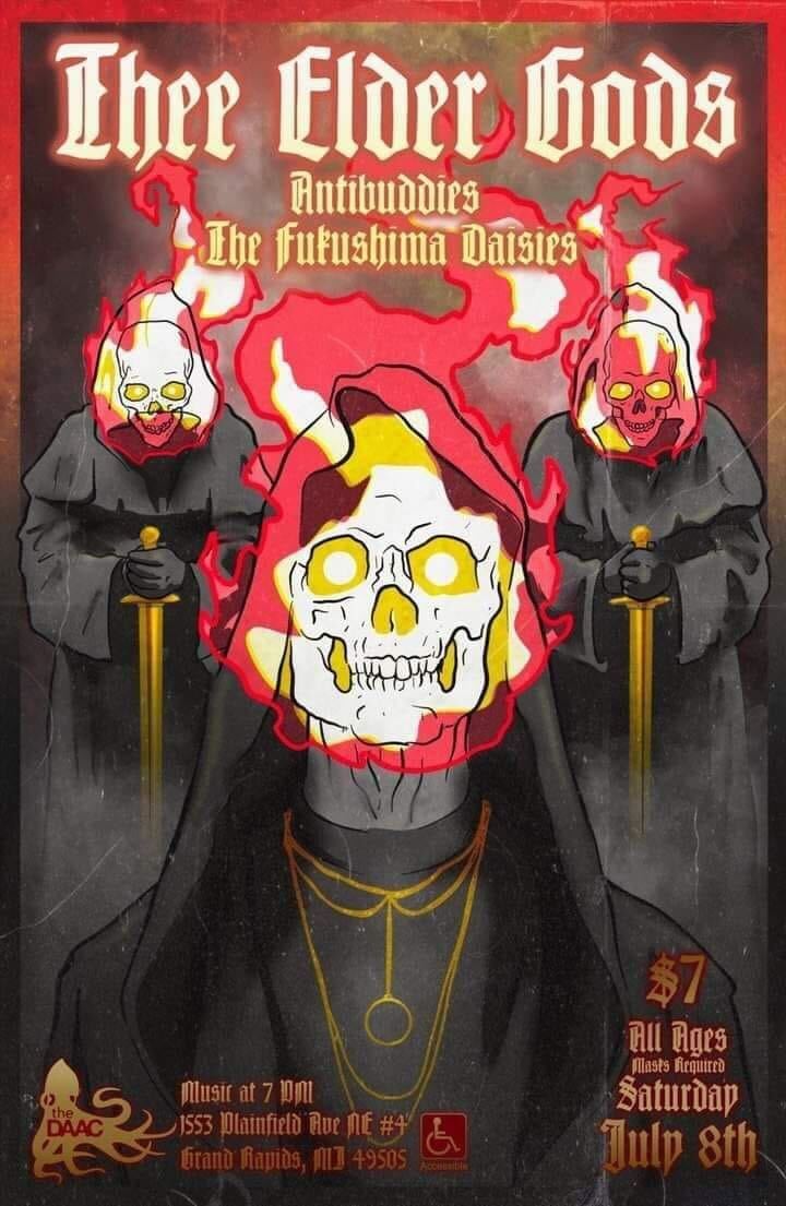 Thee Elder Gods, Antibuddies, Fukushima Dasies