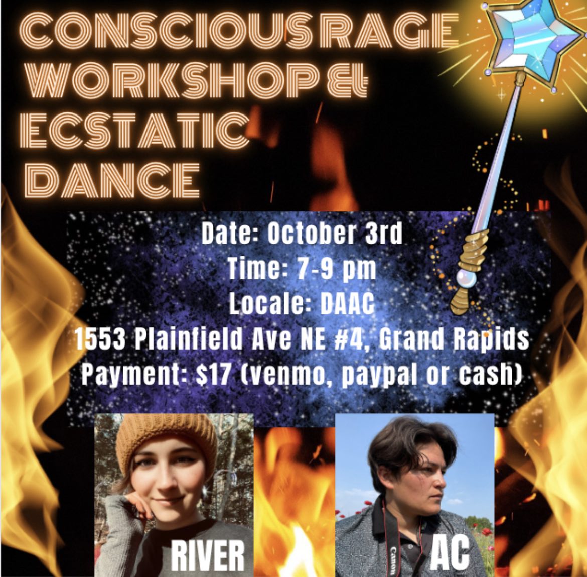 Conscious Rage Workshop and Ecstatic Dance