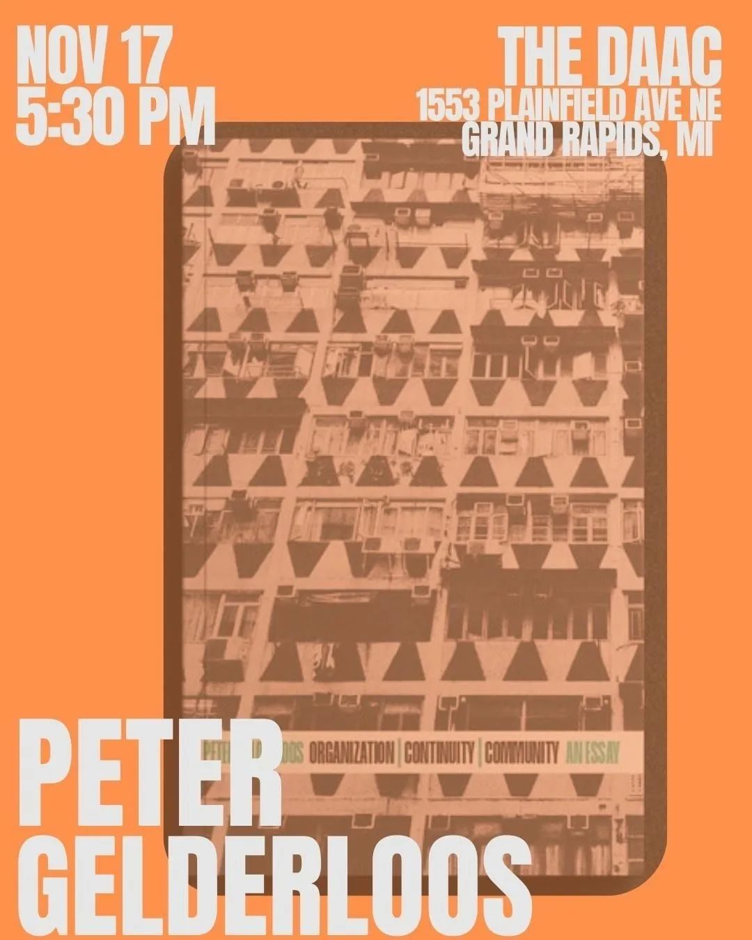 Nov 17, 5:30PM Peter Gelderloos