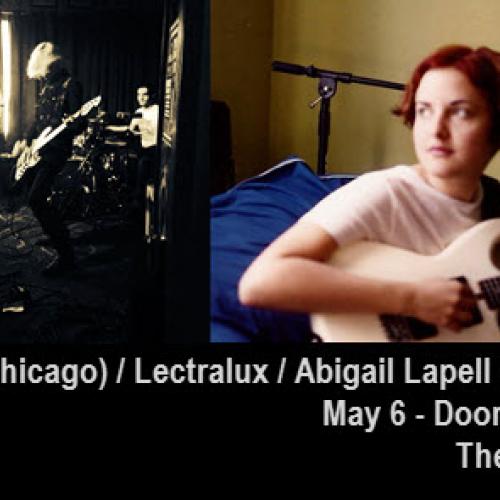 Four photos of the artists - Cold Country, Lectralux, Abigail Lapell, and Ape Not Kill Ape
