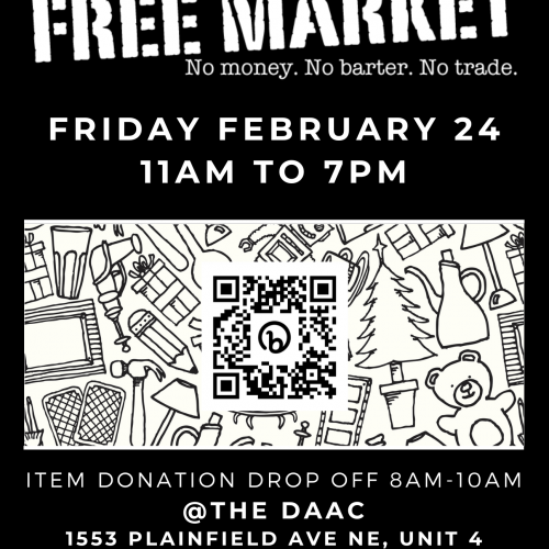 QR Code to the Really Really Free Market Facebook Event page
