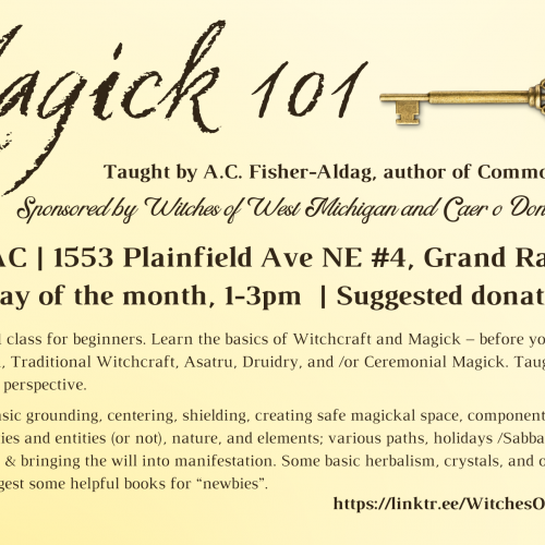 magick 101 flyer