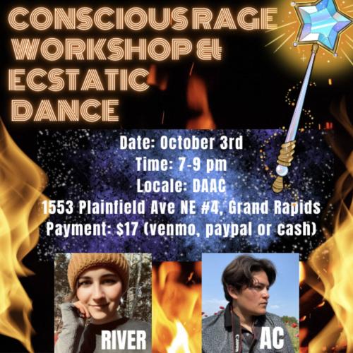 Conscious Rage Workshop and Ecstatic Dance