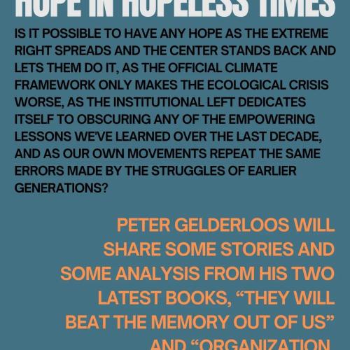 Hope in Hopeless Times