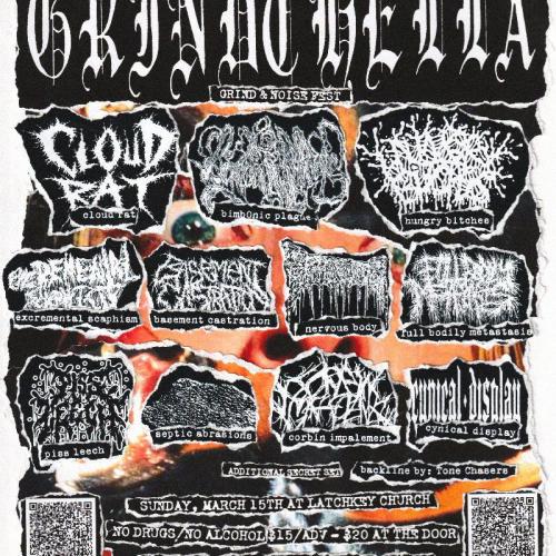 Hard Case X Radiated Entrail Productions Present: Grindchella Grind & Noise Fest